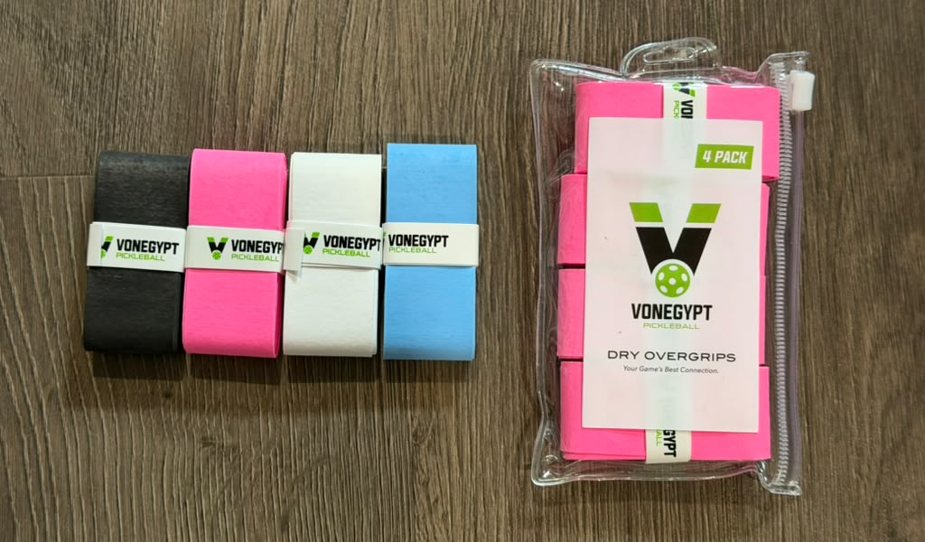 vonEgypt Pickleball | Dry Overgrips | 1 pack (4)