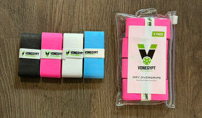 vonEgypt Pickleball | Dry Overgrips | 1 pack (4)