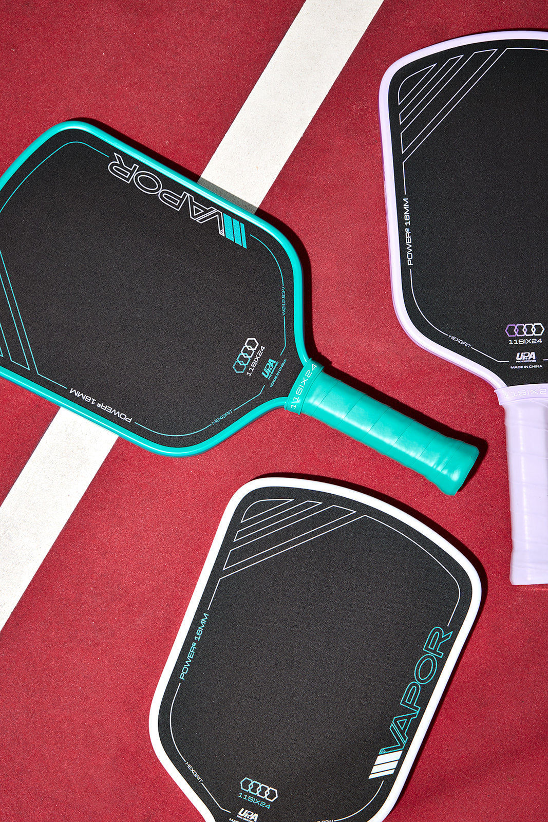 11SIX24 Power2 Pickleball Paddle | HexGrit Spin | Vapor | Power | Gen4 Foam