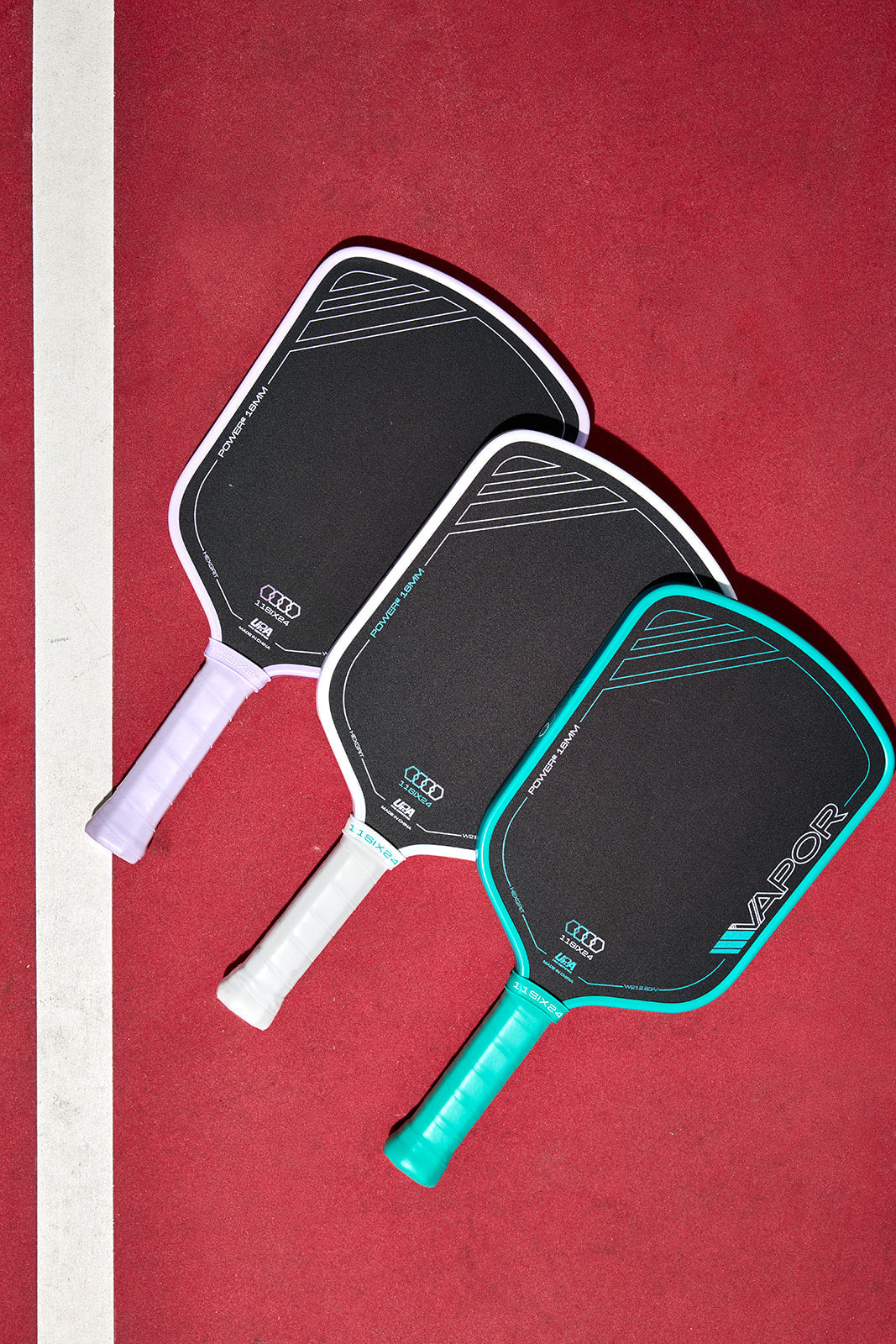 11SIX24 Power2 Pickleball Paddle | HexGrit Spin | Vapor | Power | Gen4 Foam