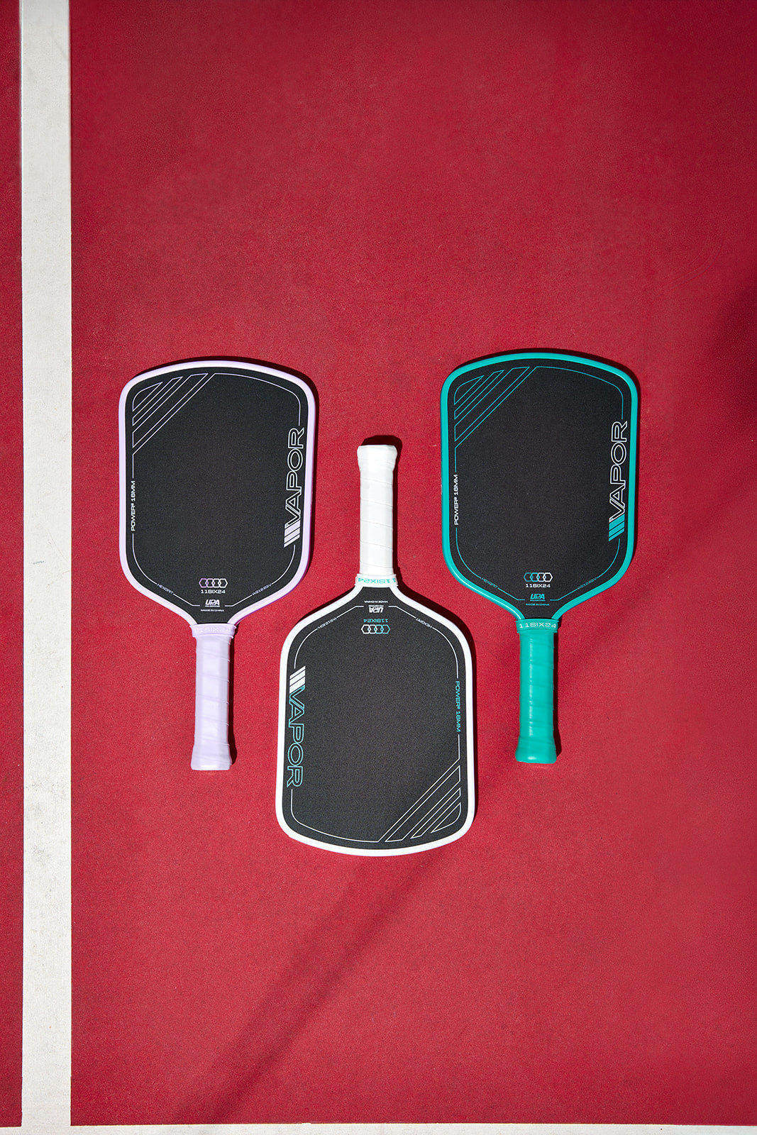 11SIX24 Power2 Pickleball Paddle | HexGrit Spin | Vapor | Power | Gen4 Foam