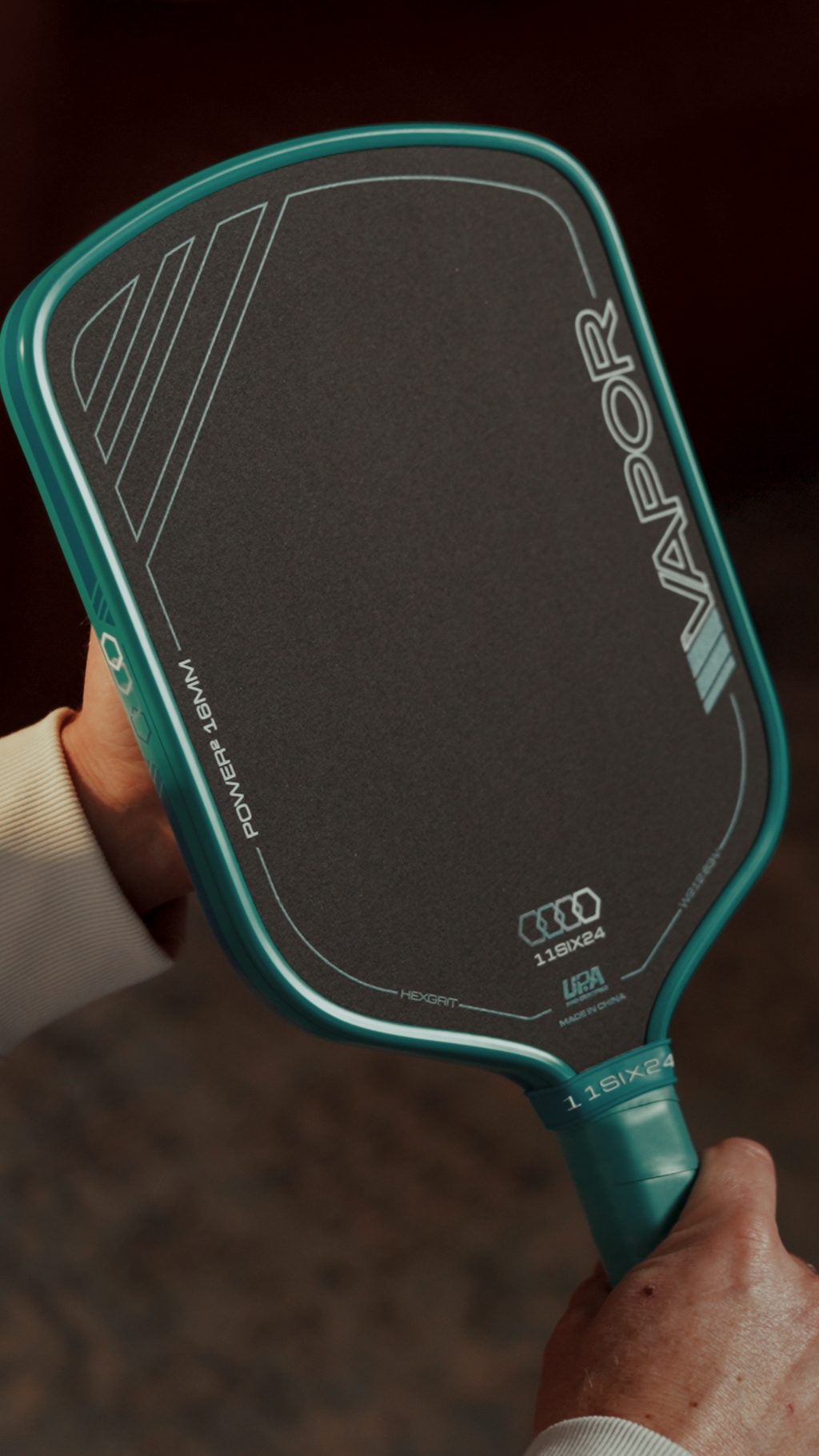 11SIX24 Power2 Pickleball Paddle | HexGrit Spin | Hurache | Power | Gen4 Foam