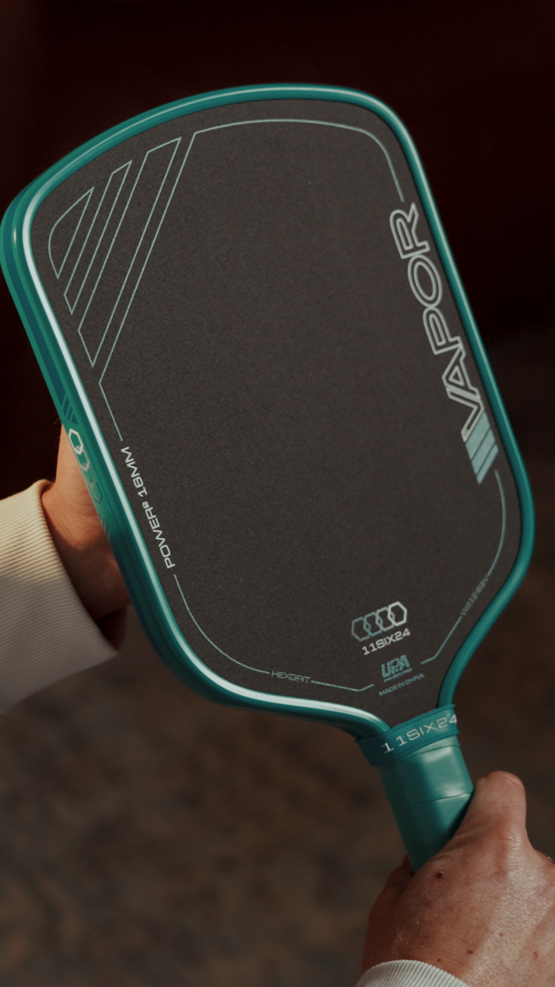 11SIX24 Power2 Pickleball Paddle | HexGrit Spin | Hurache | Power | Gen4 Foam
